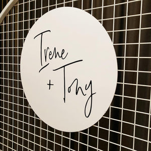 Disc Signage (60cm)