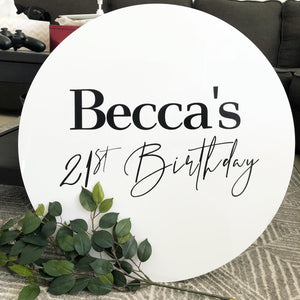 Disc Signage (60cm)