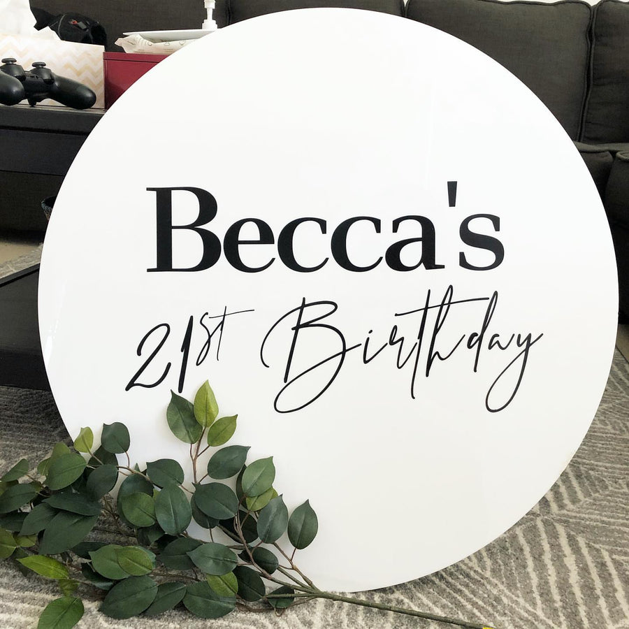 Disc Signage (60cm)