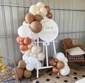 Easel, Signage & Balloon Garland Package