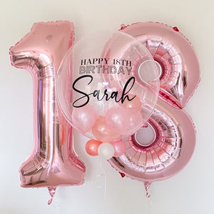 Bubble & Number Combo